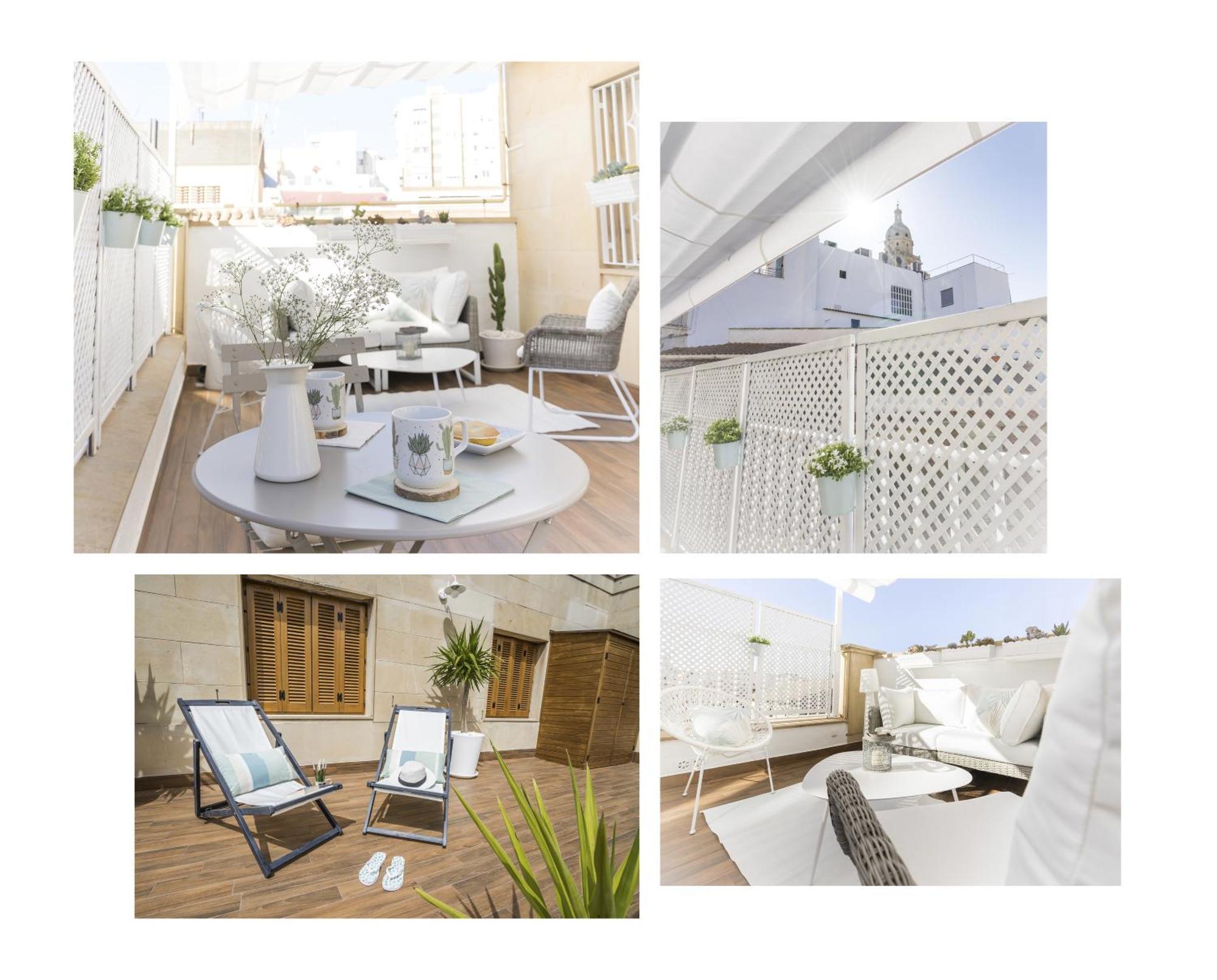 Апартаменты Atico Chic Fontes Junto A La Catedral Мурсия Экстерьер фото